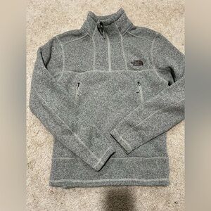 The North Face Men's Gray Zip-Up Sweater